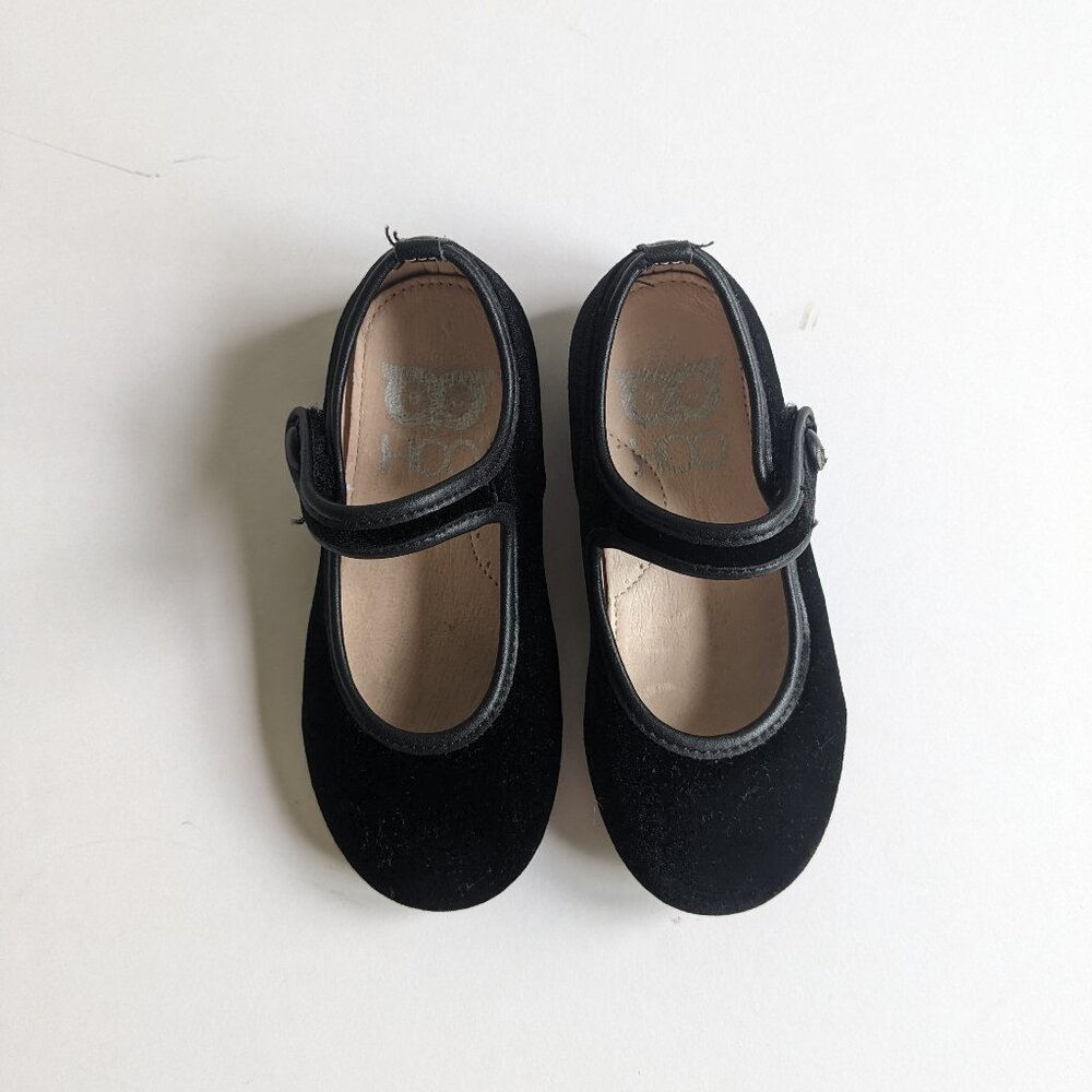 Hoo Shoes Velvet Mary Janes 8